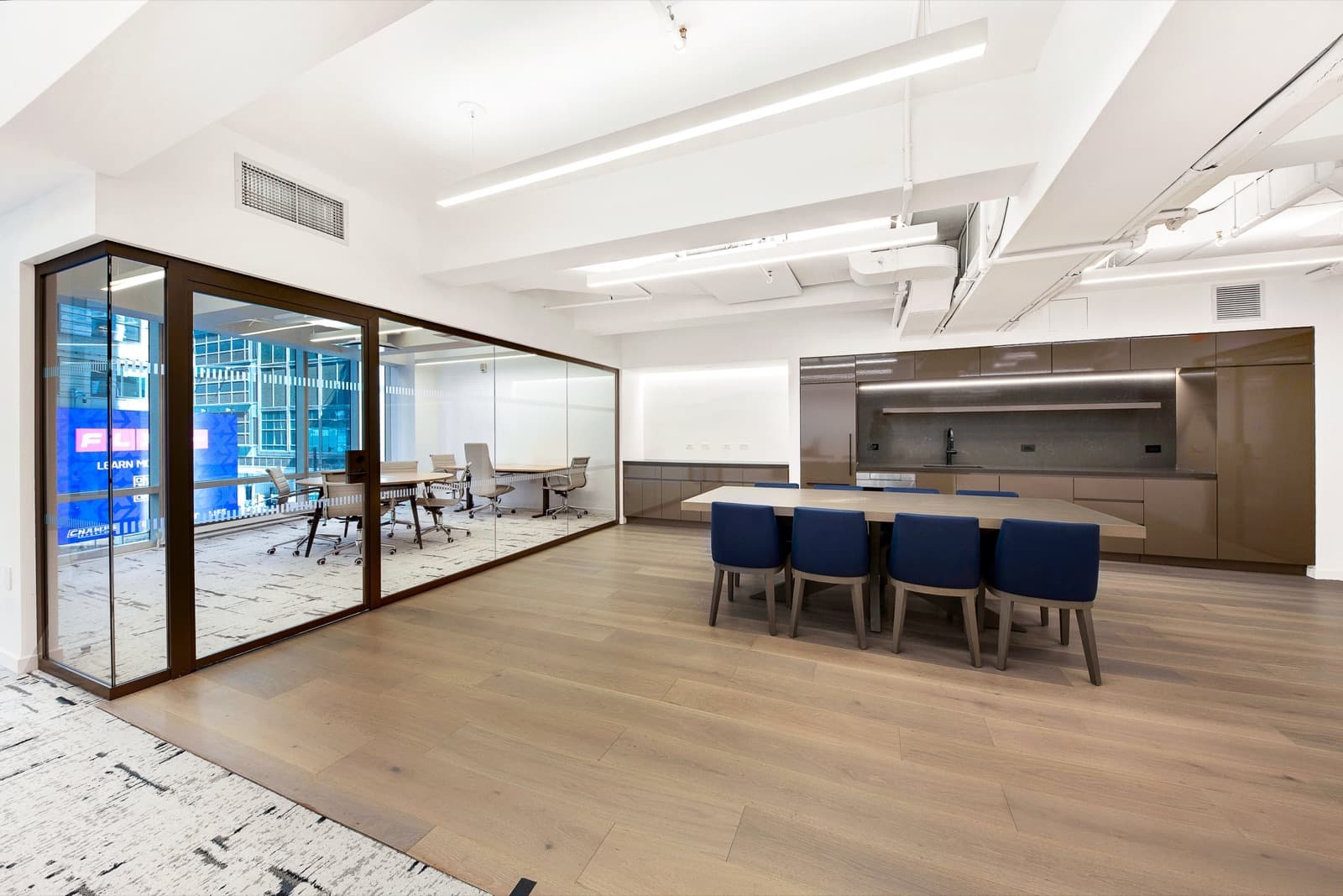 Amenity space at 1450 Broadway