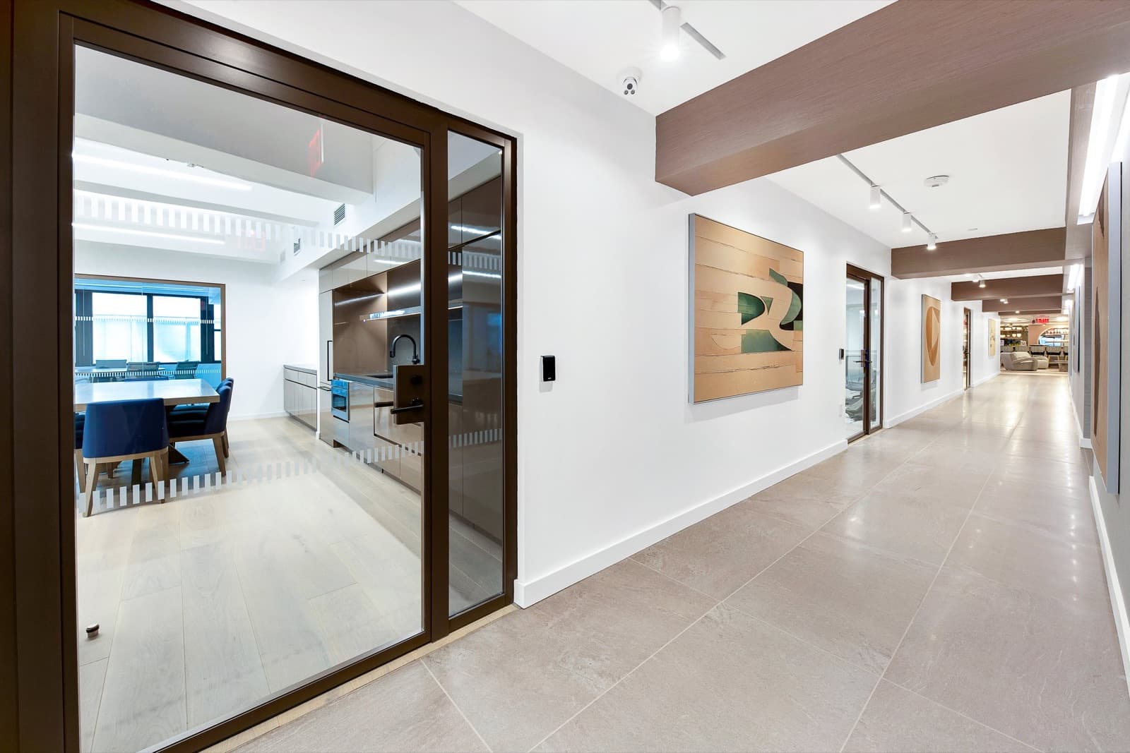 Amenity space at 1450 Broadway
