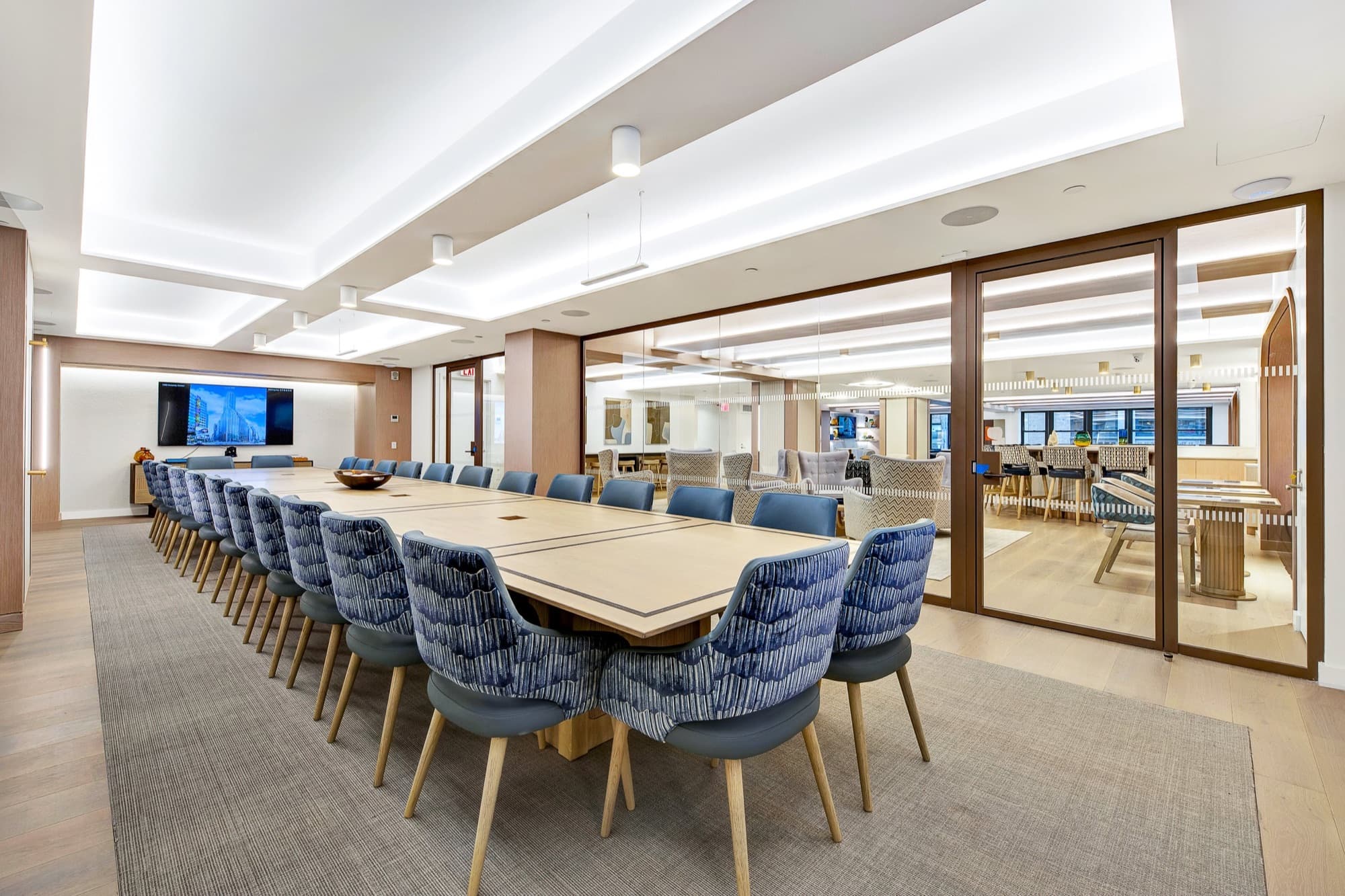 Amenity lounge at 1450 Broadway