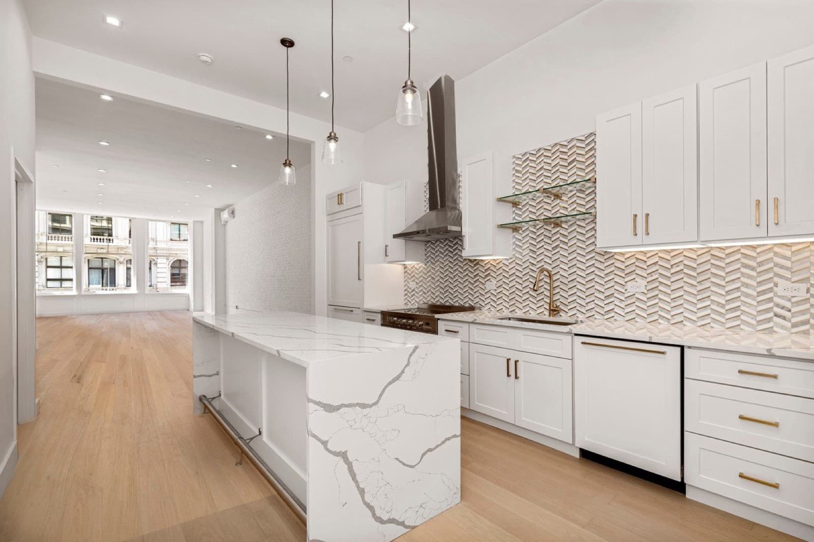 Residential interior at 654 Broadway