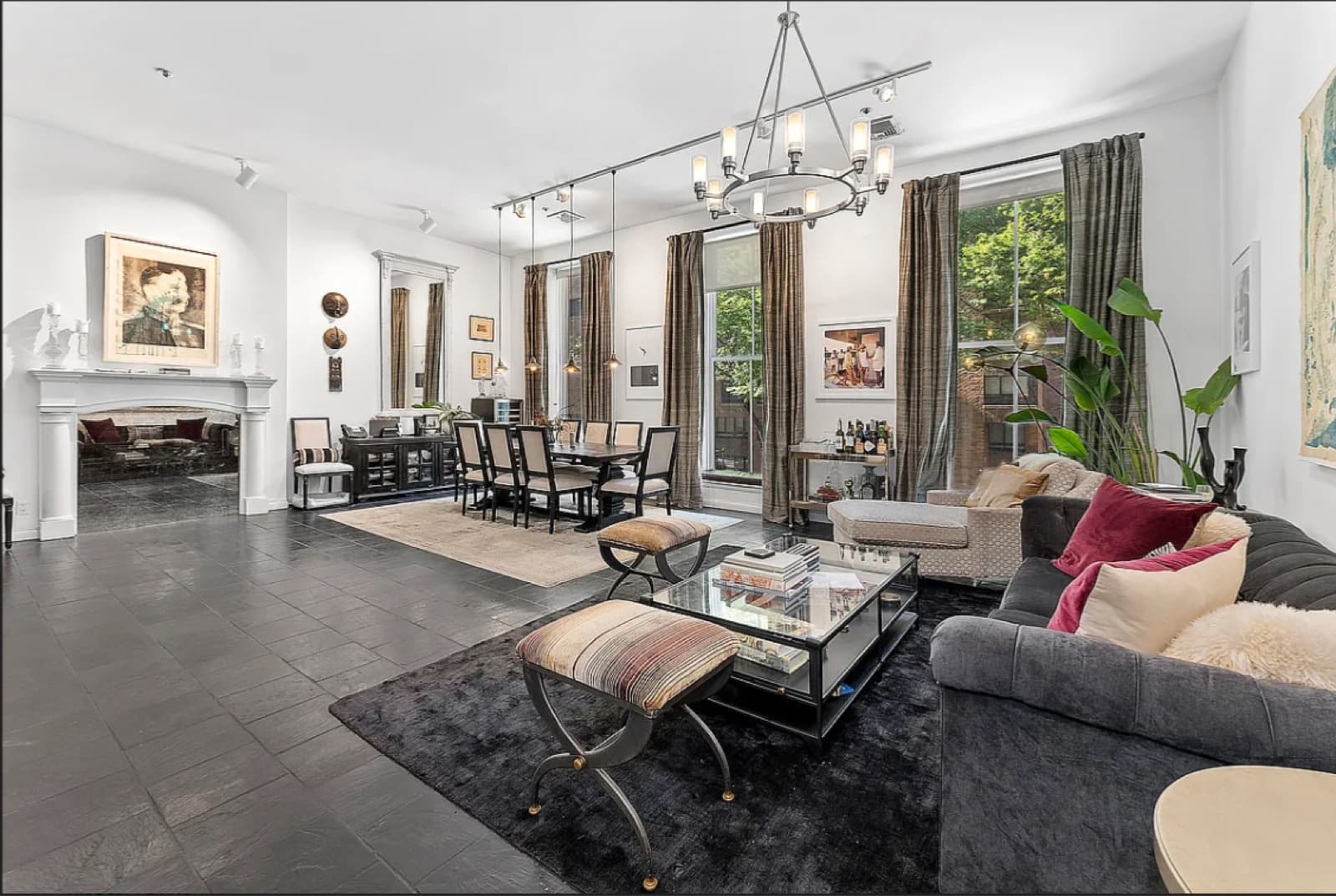 Residential interior at 680 Broadway